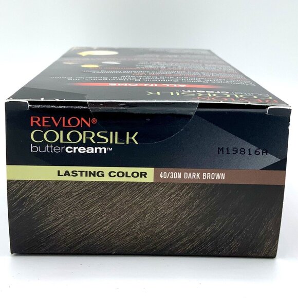 Revlon ColorSilk ButterCream Hair Color Dark Brown 40 30N NEW Unopened - Picture 5 of 8